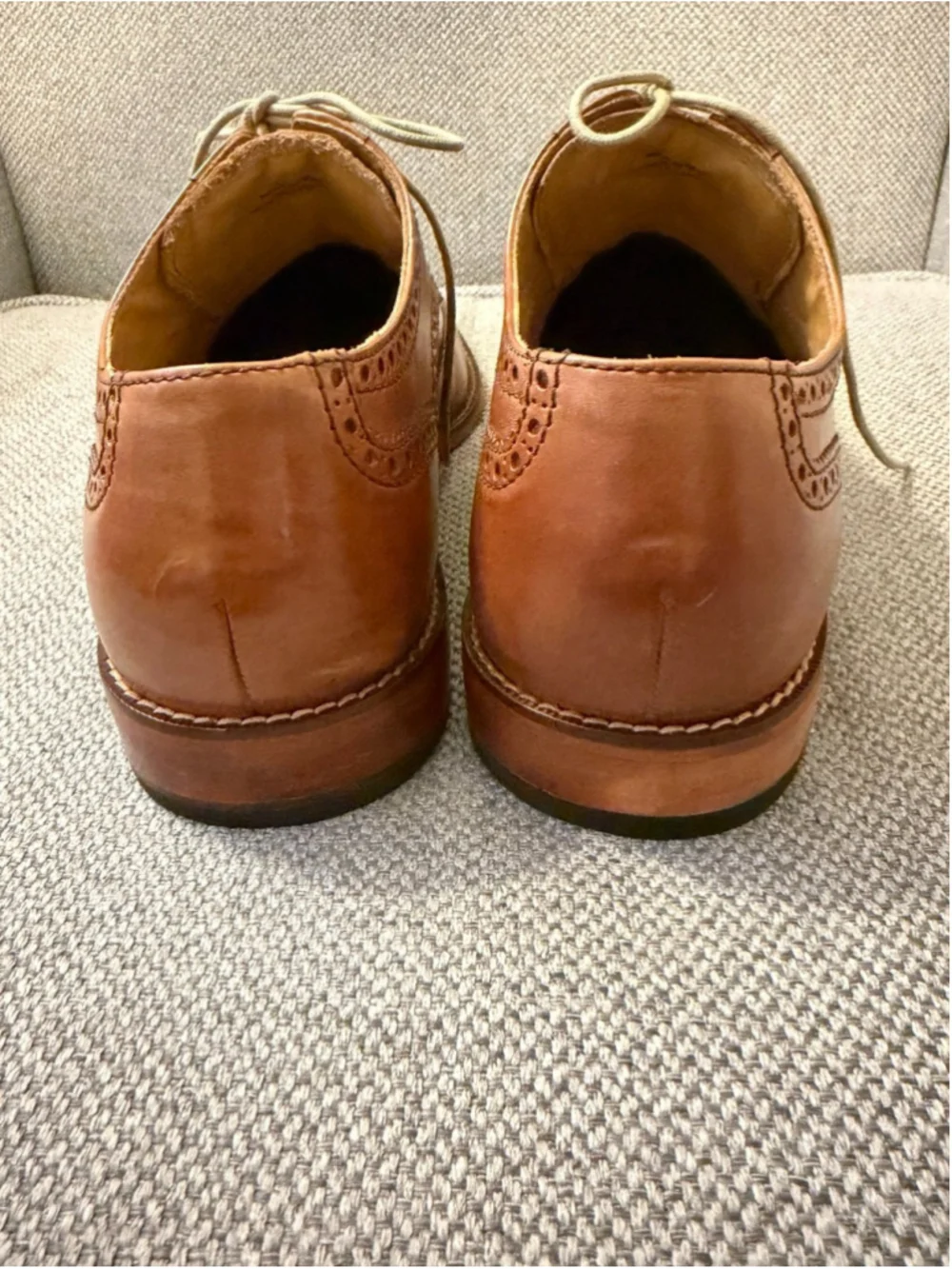 Cole Haan Giraldo wingtip brown leather oxfords sz 11.5